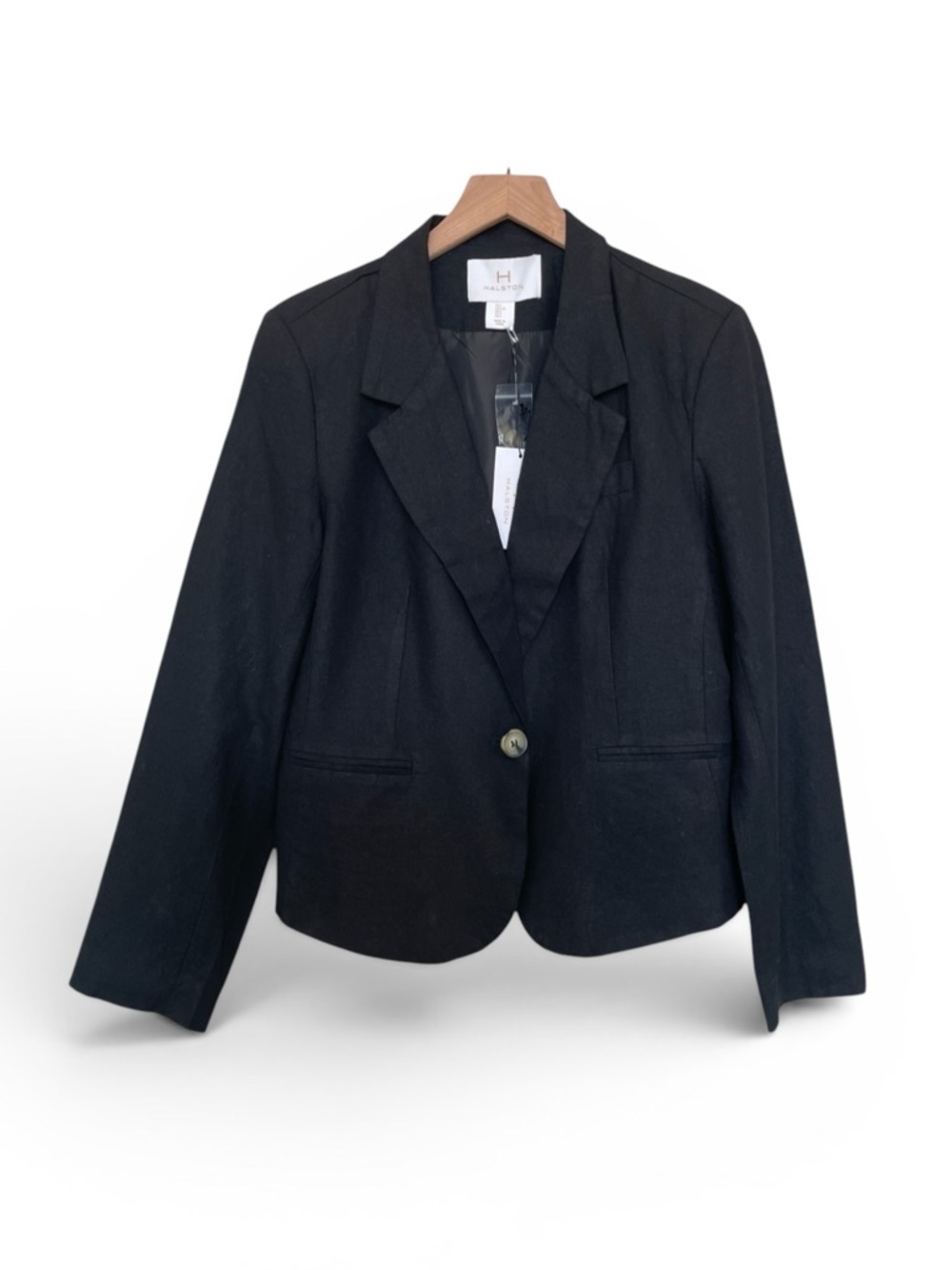 H by Halston Linen Blend Blazer